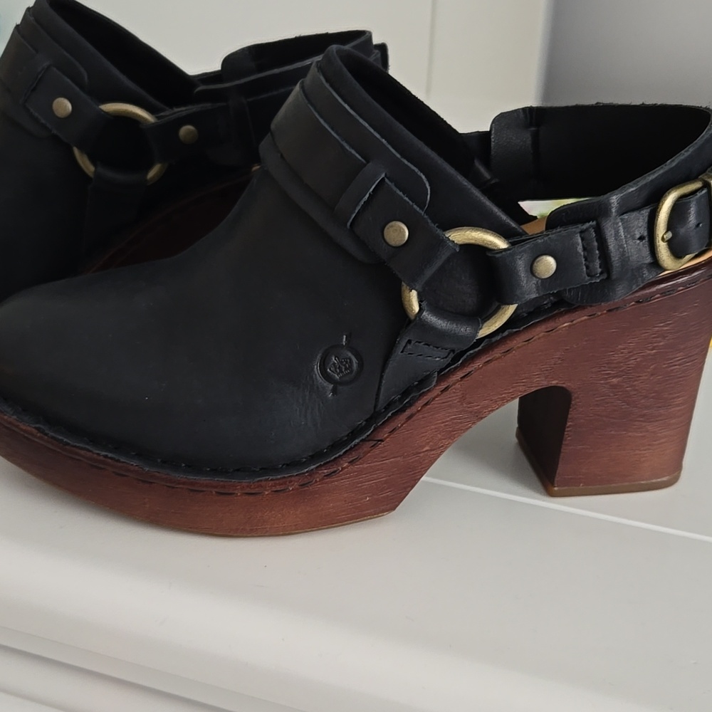 Born sling back clogs